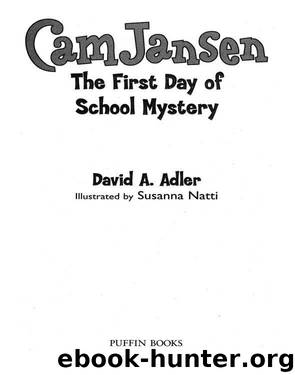 The First Day of School Mystery by David A. Adler