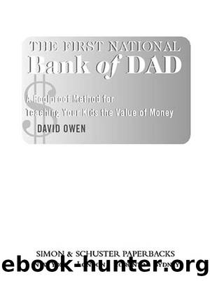 The First National Bank of Dad by David Owen