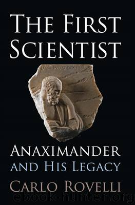 The First Scientist by Carlo Rovelli