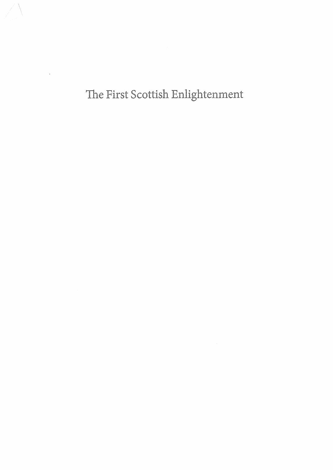 The First Scottish Enlightenment: Rebels, Priests, and History by Kelsey Jackson-Williams