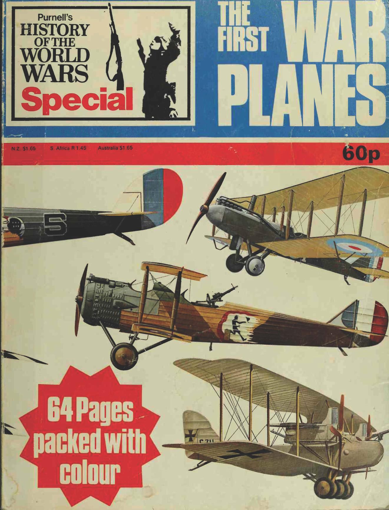 The First War Planes (Purnellâs History of the World Wars Special) by Andrew Kershaw