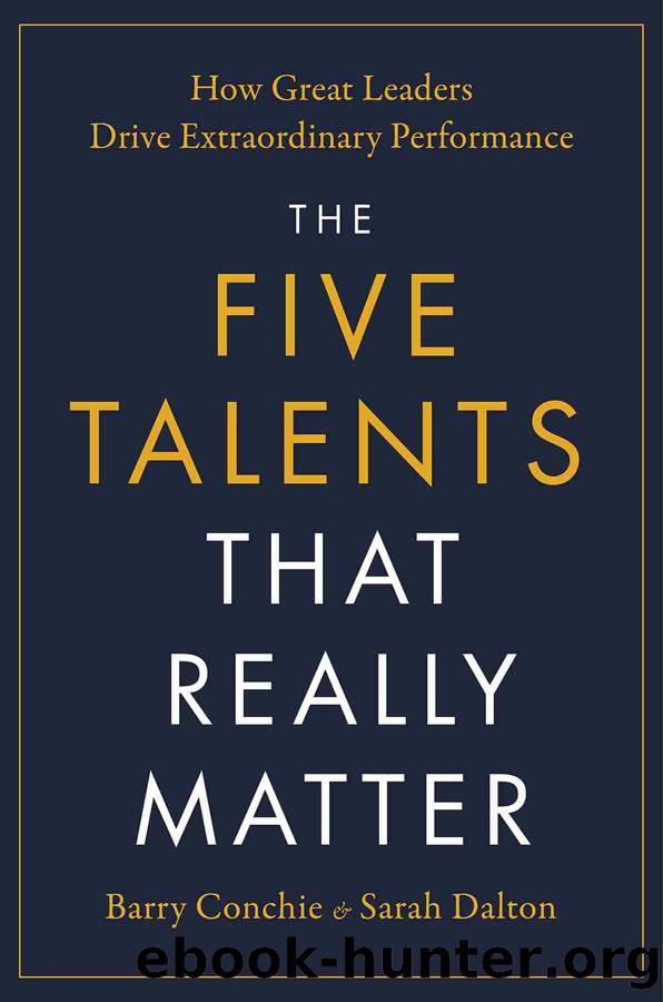 The Five Talents That Really Matter by Barry Conchie & Sarah Dalton