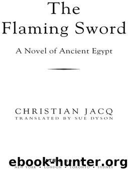 The Flaming Sword by Christian Jacq