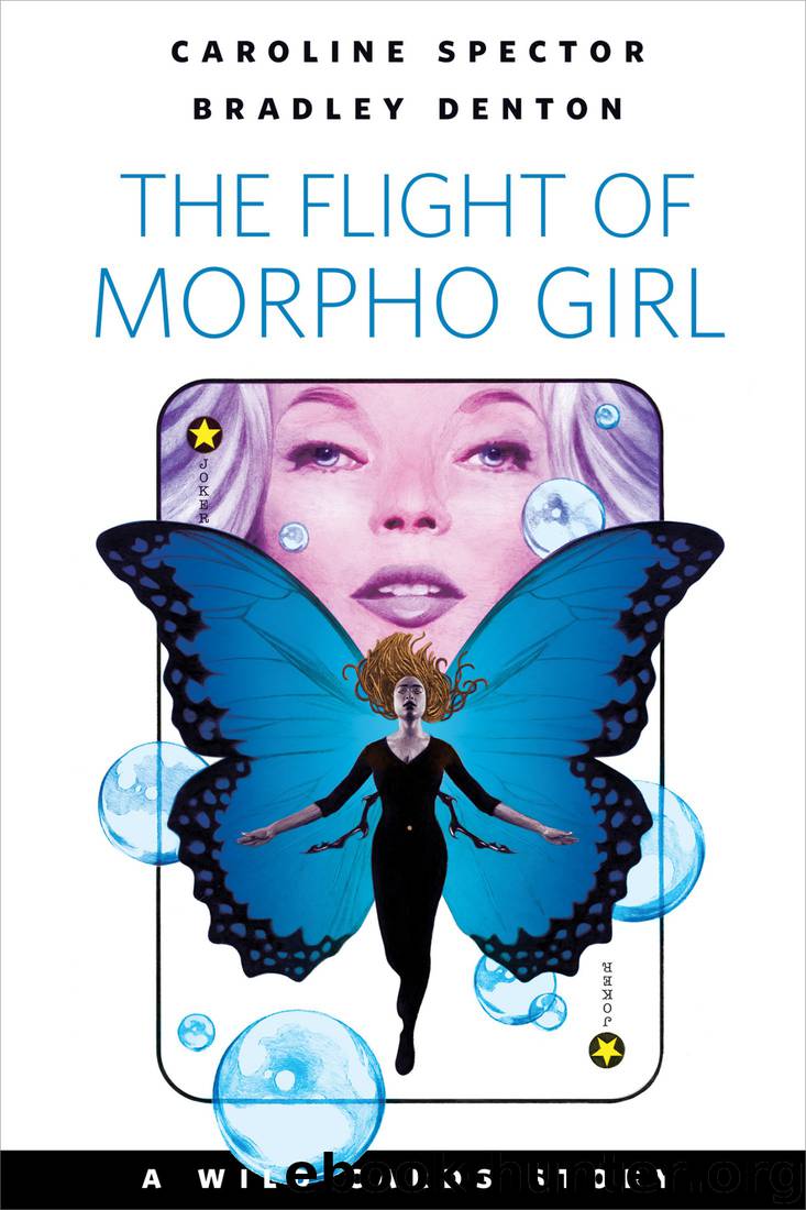 The Flight of Morpho Girl by Caroline Spector