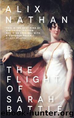 The Flight of Sarah Battle by Alix Nathan