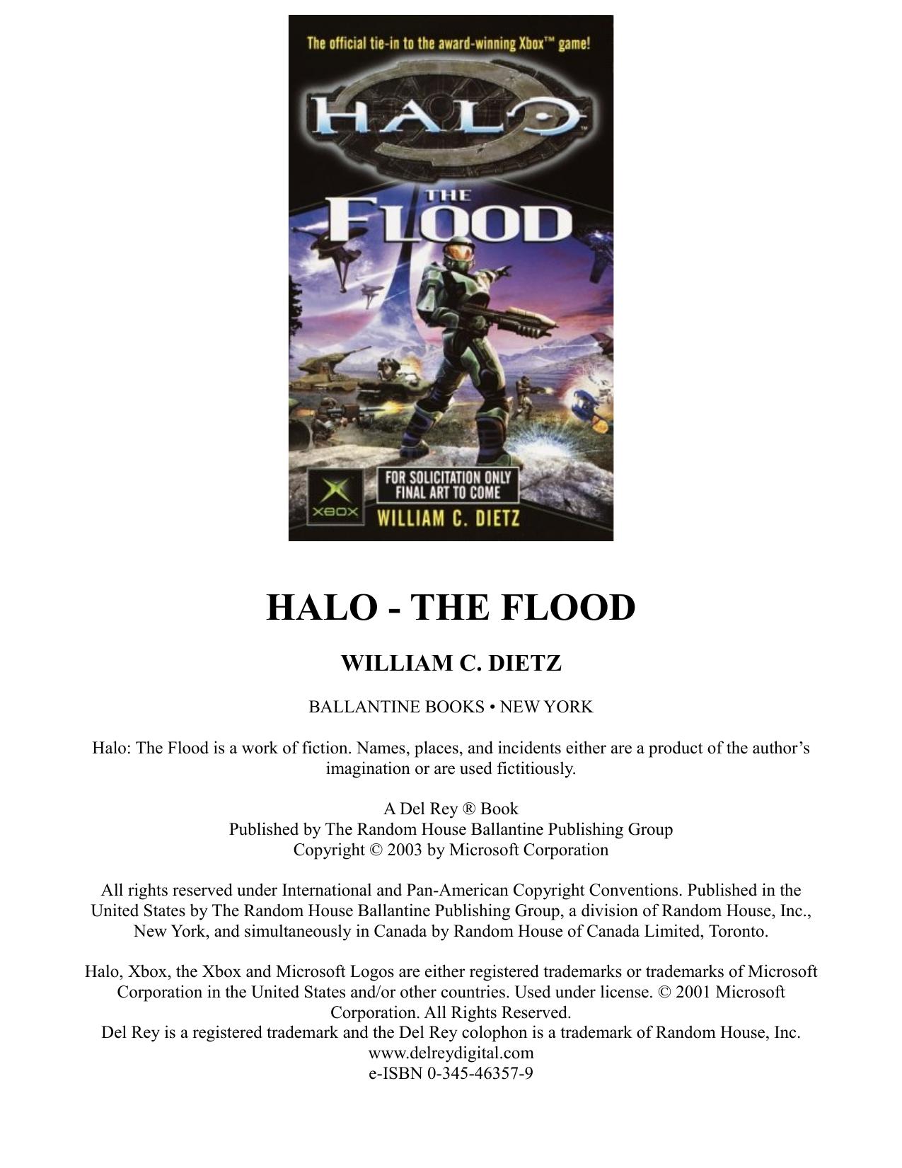 The Flood (Halo) by William C. Dietz
