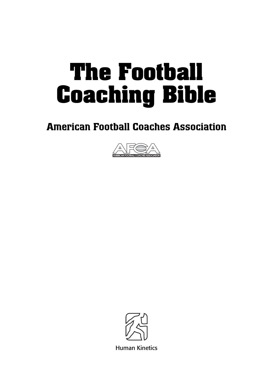The Football Coaching Bible by Unknow