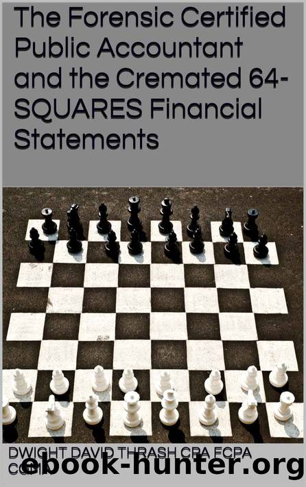 The Forensic Certified Public Accountant and the Cremated 64-SQUARES Financial Statements by Thrash CPA FCPA CGMA Dwight David