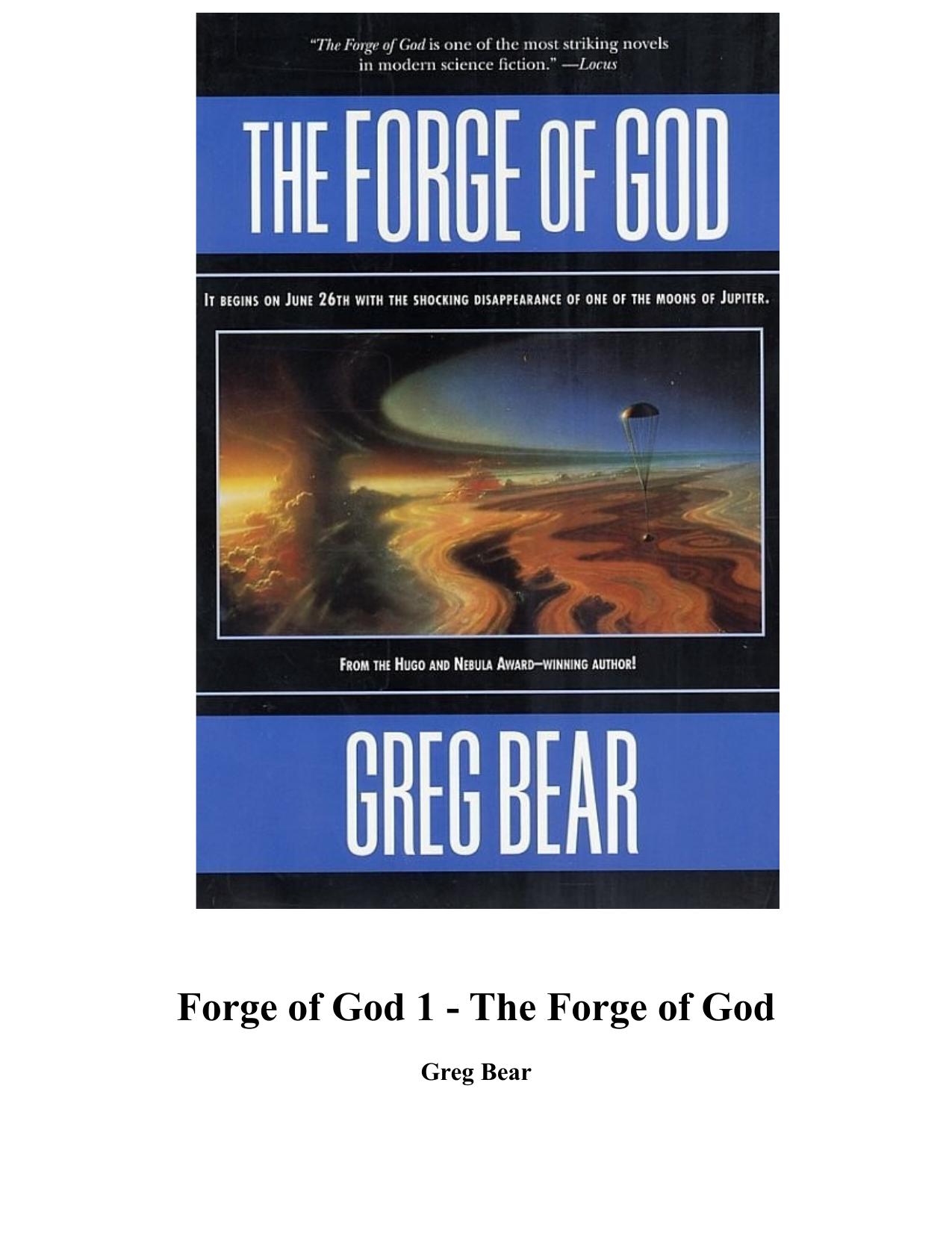 The Forge of God by Greg Bear