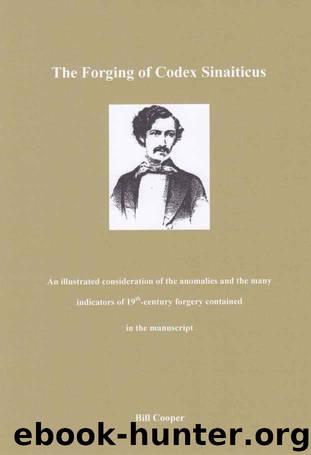 The Forging of Codex Sinaiticus by Bill Cooper