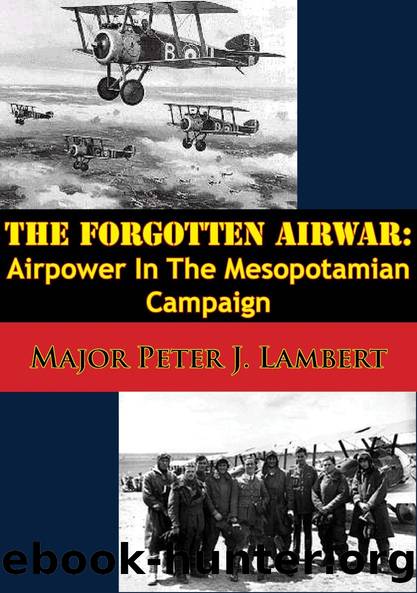The Forgotten Airwar: Airpower In The Mesopotamian Campaign by Major Peter J. Lambert