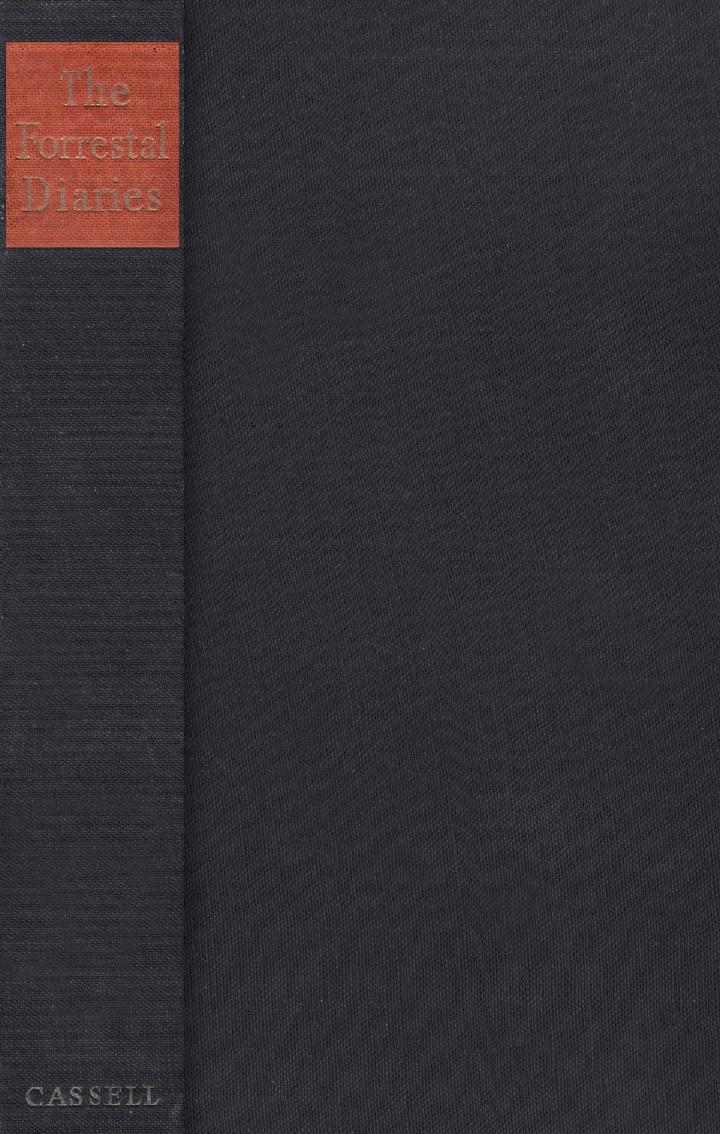 The Forrestal Diaries: The Inner History of the Cold War by Walter Millis
