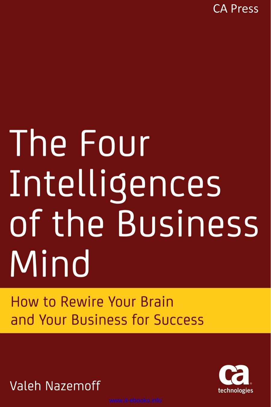 The Four Intelligences of the Business Mind by Unknown