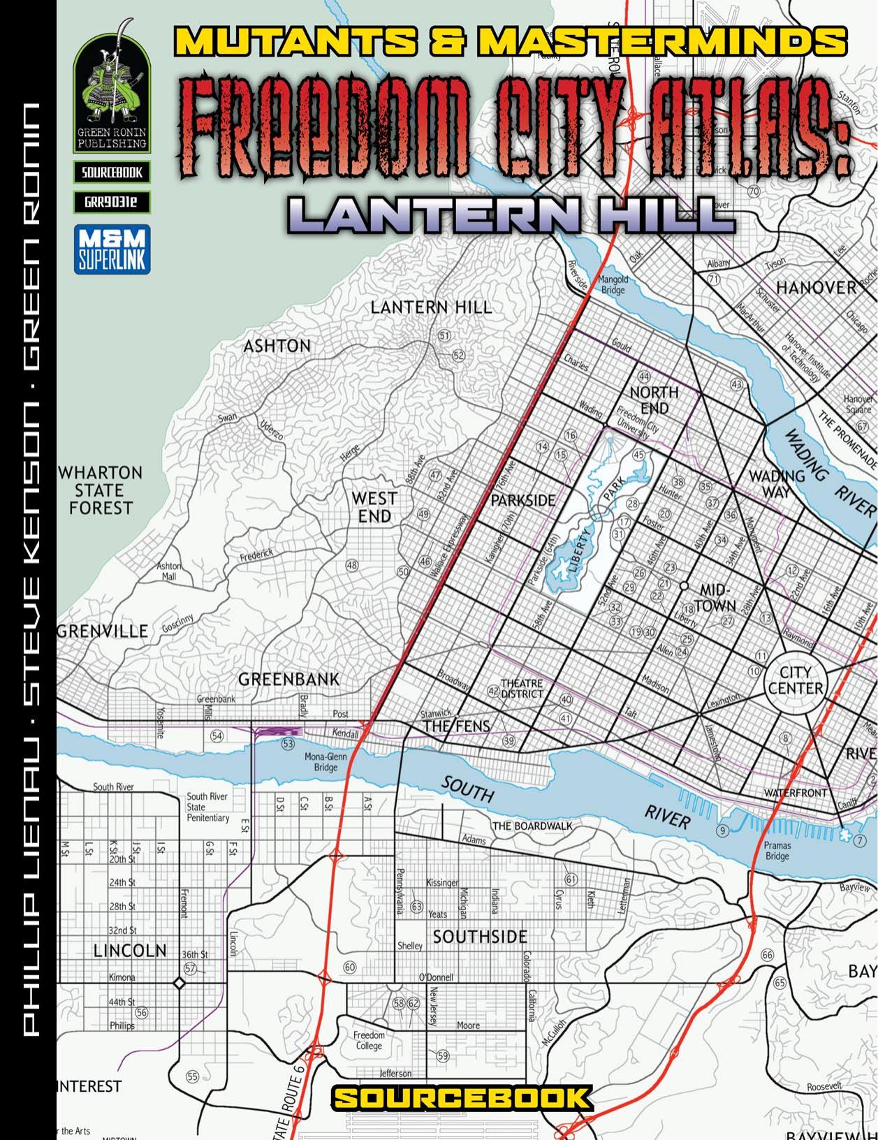 The Freedom City Atlas: Freedom City Transit Authority by Steve Kenson and Phillip Lienau