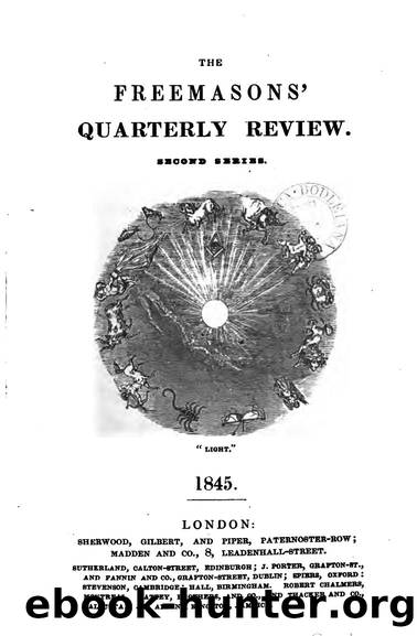 The Freemasons' quarterly [magazine and] review [afterw.] The Freemasons' monthly magazine by Freemasons' magazine