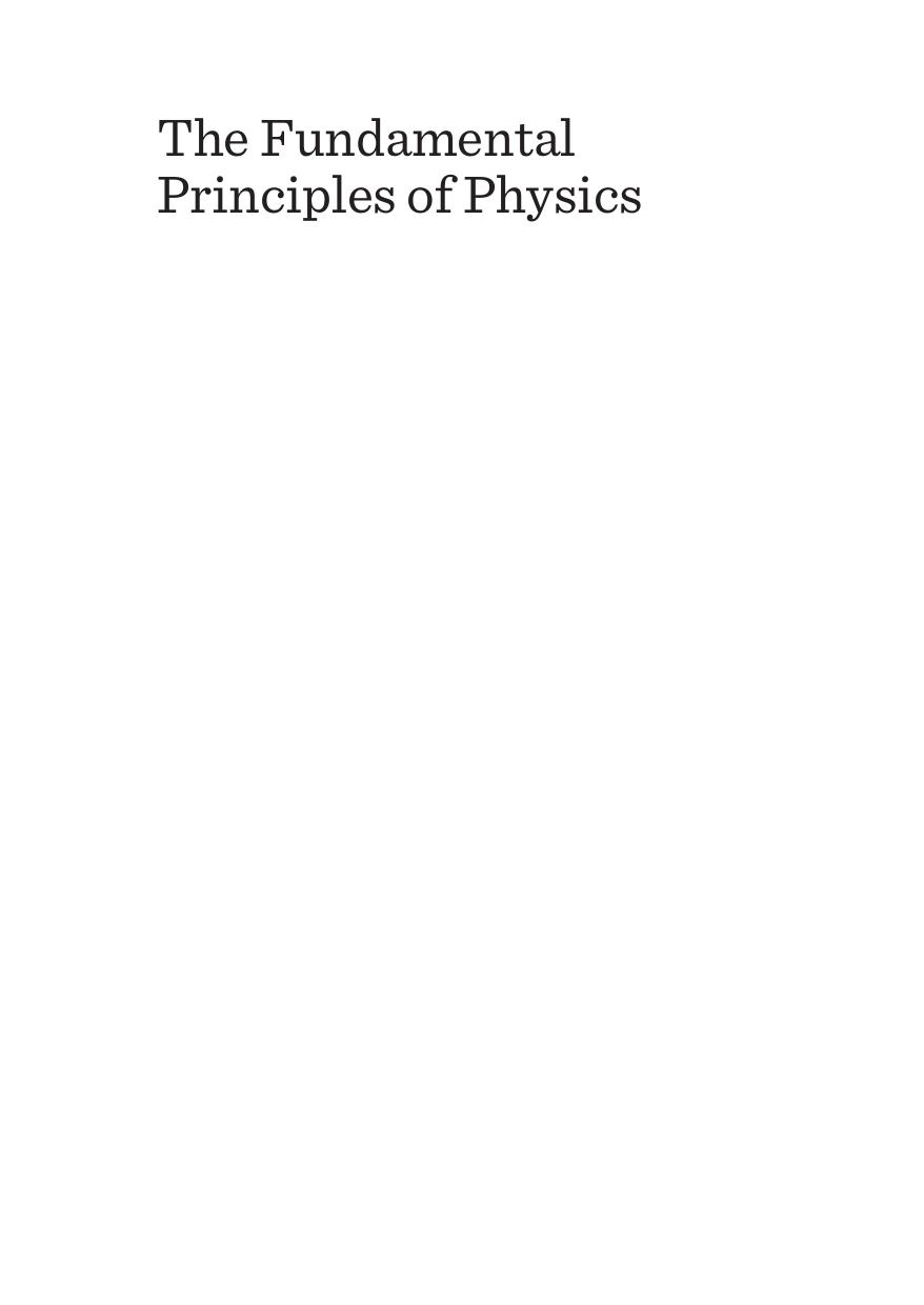 The Fundamental Principles of Physics: From Atom to Molecule by Paul Blaise Olivier Henri-Rousseau