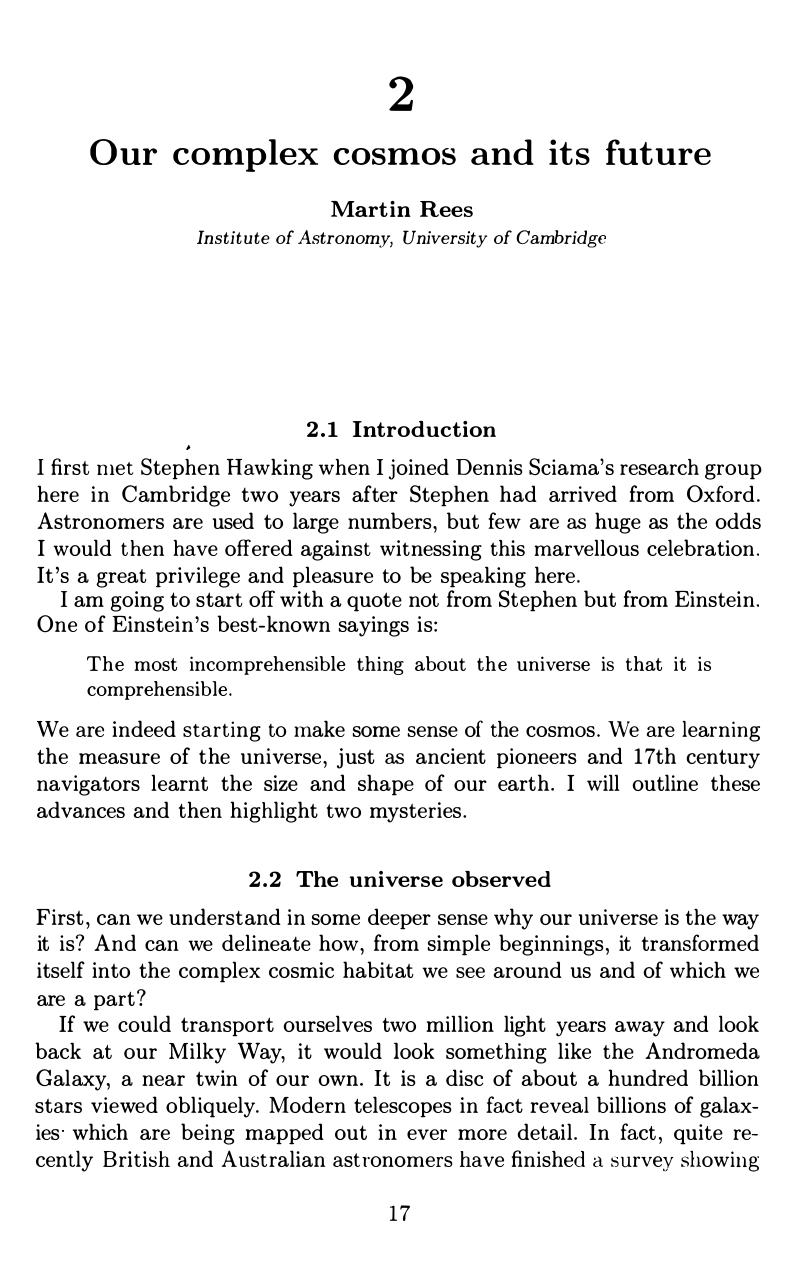 The Future of Theoretical Physics and Cosmology by G.W. Gibbons E.P.S. Shellard and S.J. Rankin (eds.)
