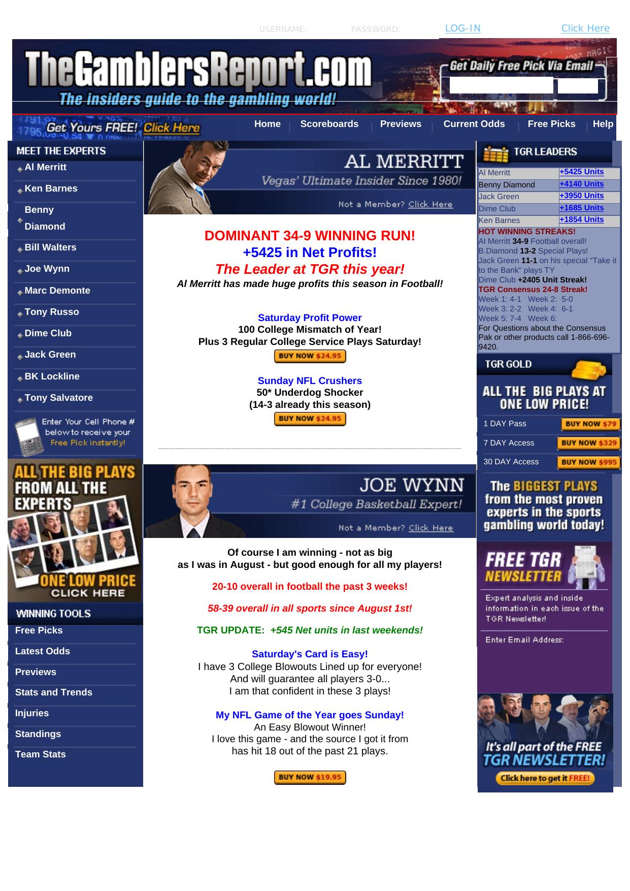 The Gamblers Report. by Best of Kuszter's Collection