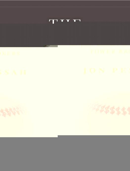 The Game : The Secret Power Players of Major League Baseball by Pessah Jon