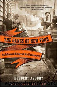 The Gangs of New York by Herbert Asbury