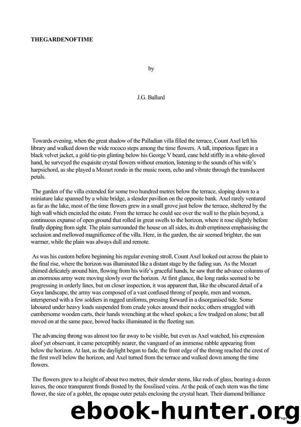 The Garden Of Time by J G Ballard