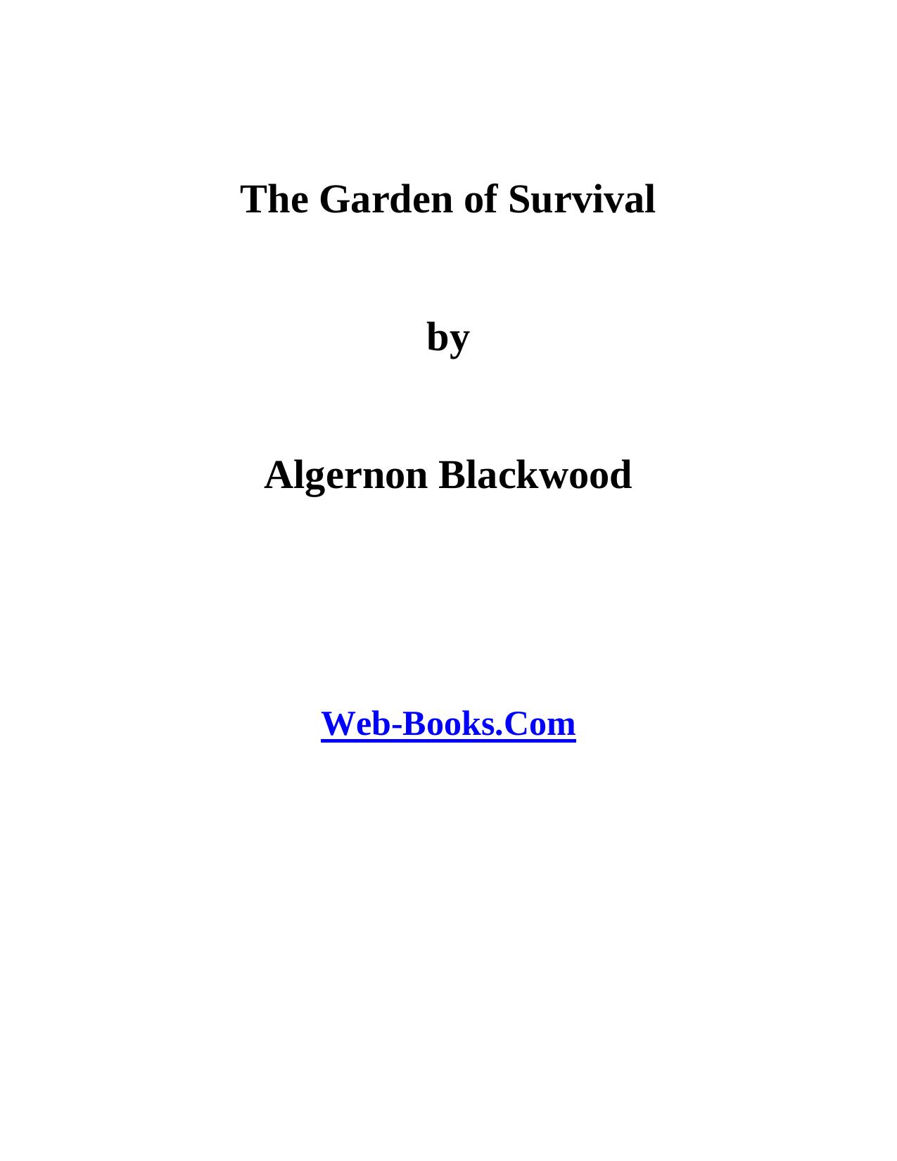 The Garden of Survival by Shovon