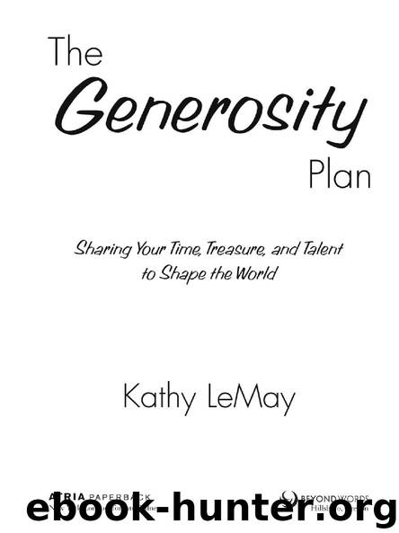 The Generosity Plan by Kathy LeMay