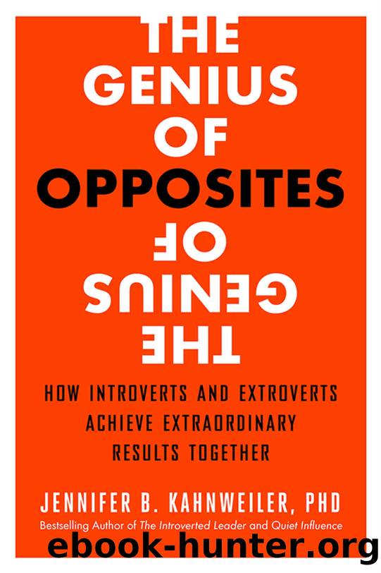 The Genius of Opposites by Jennifer B. Kahnweiler