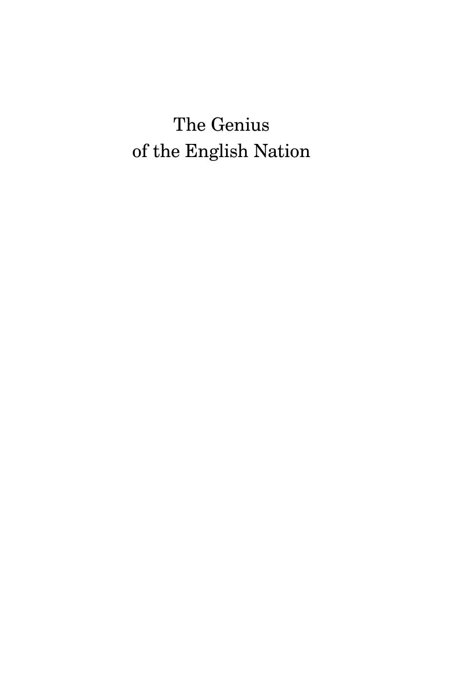 The Genius of the English Nation: Travel Writing and National Identity in Early Modern England by Anna Suranyi
