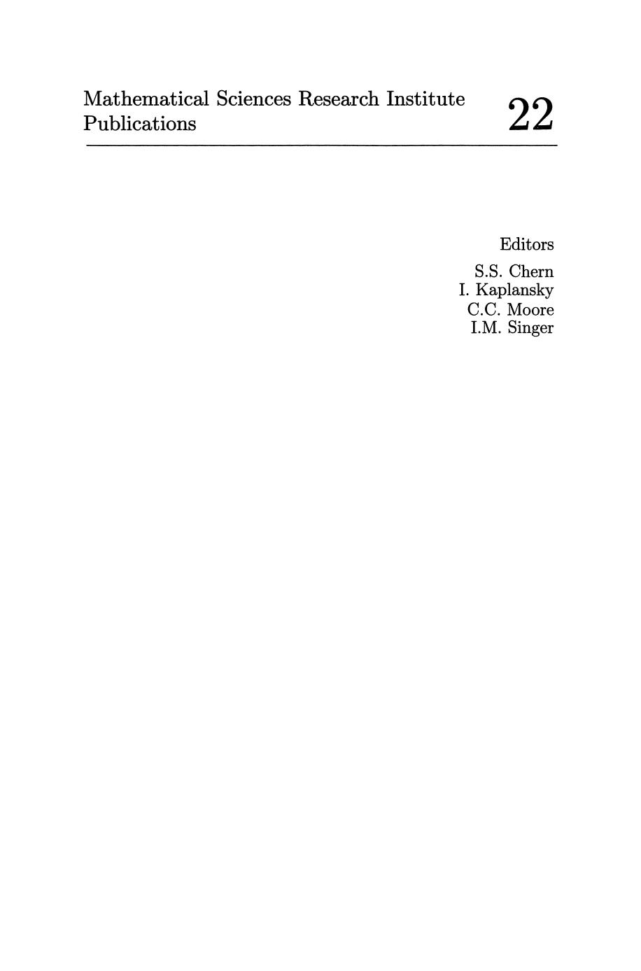 The Geometry of Hamiltonian Systems: Proceedings of a Workshop Held June 5â16, 1989 by Malcolm R. Adams Maarten Bergvelt (auth.) Tudor Ratiu (eds.)