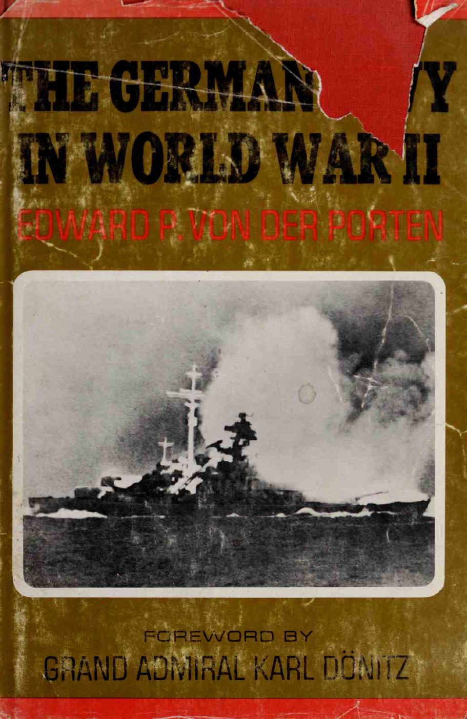 The German Navy in World War II by Von der Porten Edward P