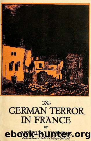 The German Terror In France by Arnold J. Toynbee