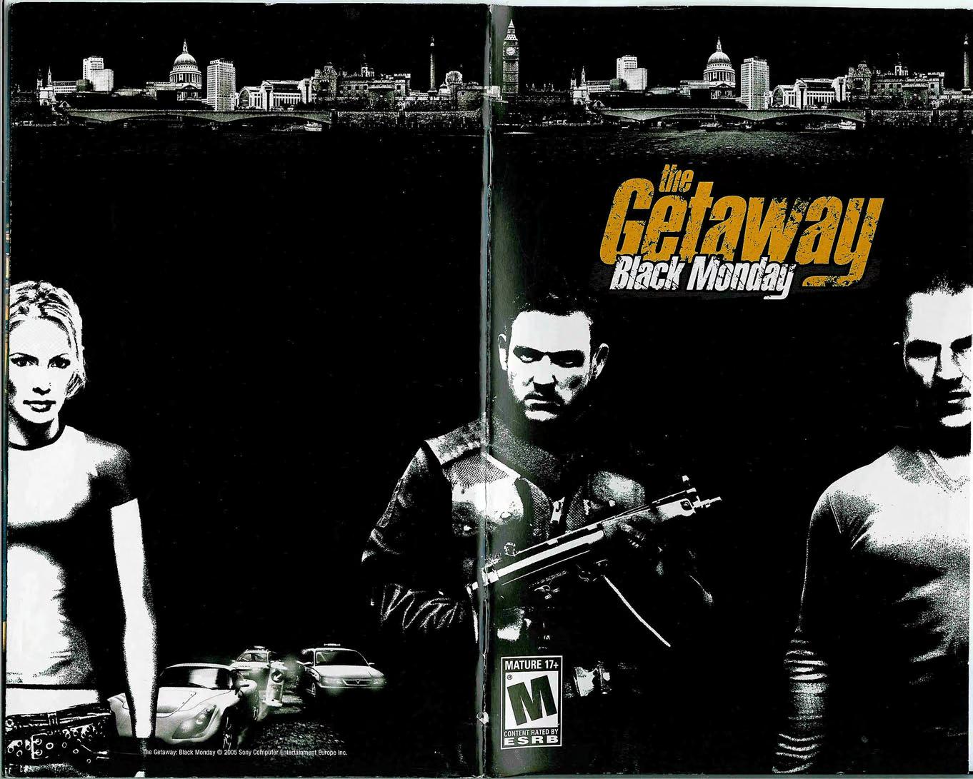 The Getaway - Black Monday - Manual by PS2