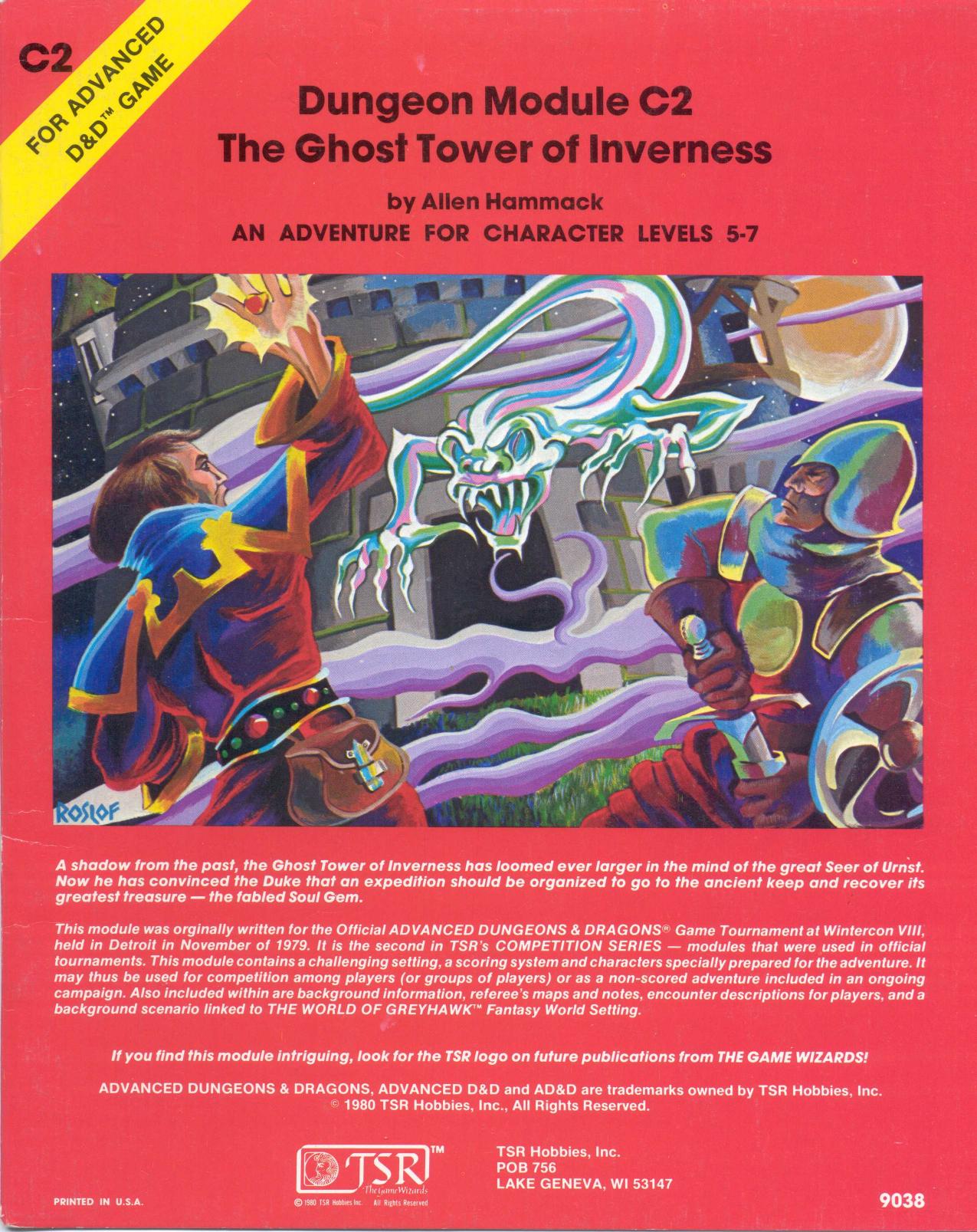 The Ghost Tower of Inverness by 1st Edition
