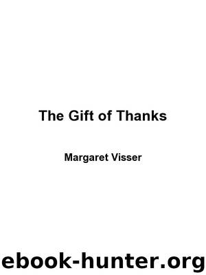 The Gift of Thanks by Margaret Visser
