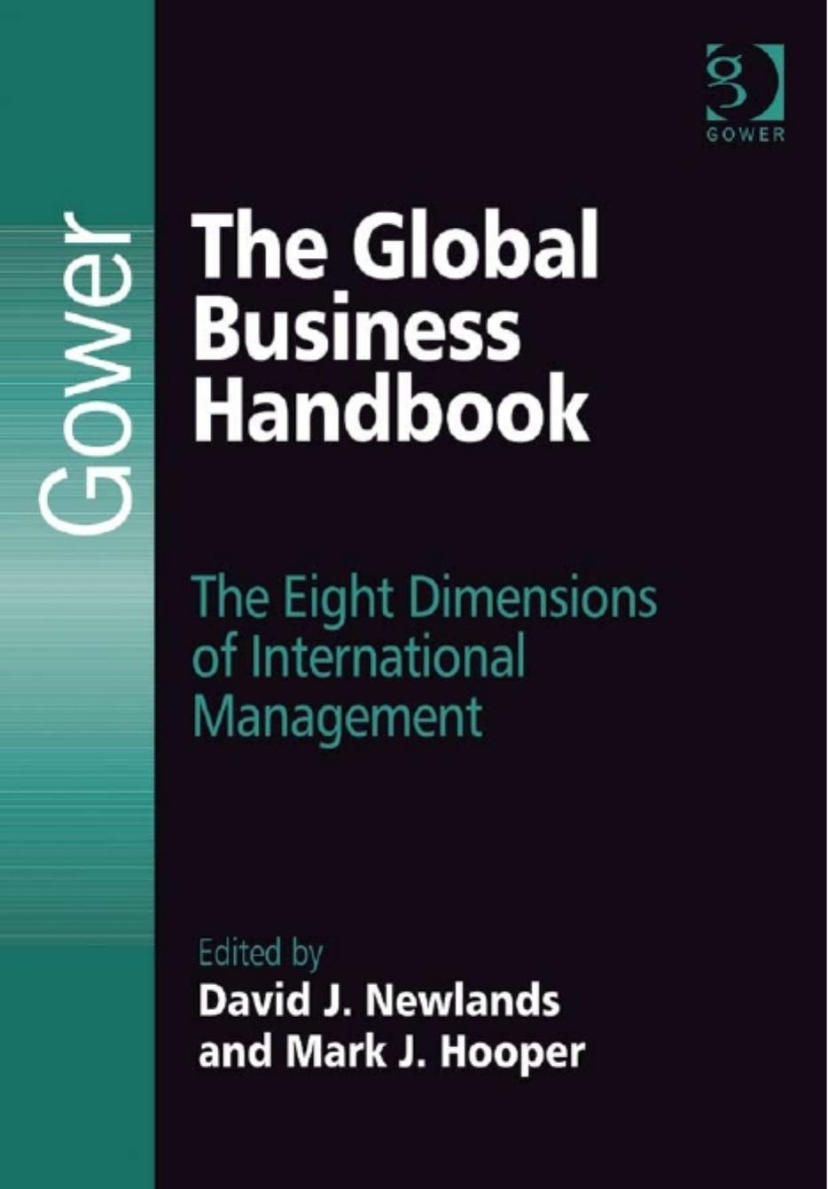 The Global Business Handbook by David Newlands Mark J. Hooper