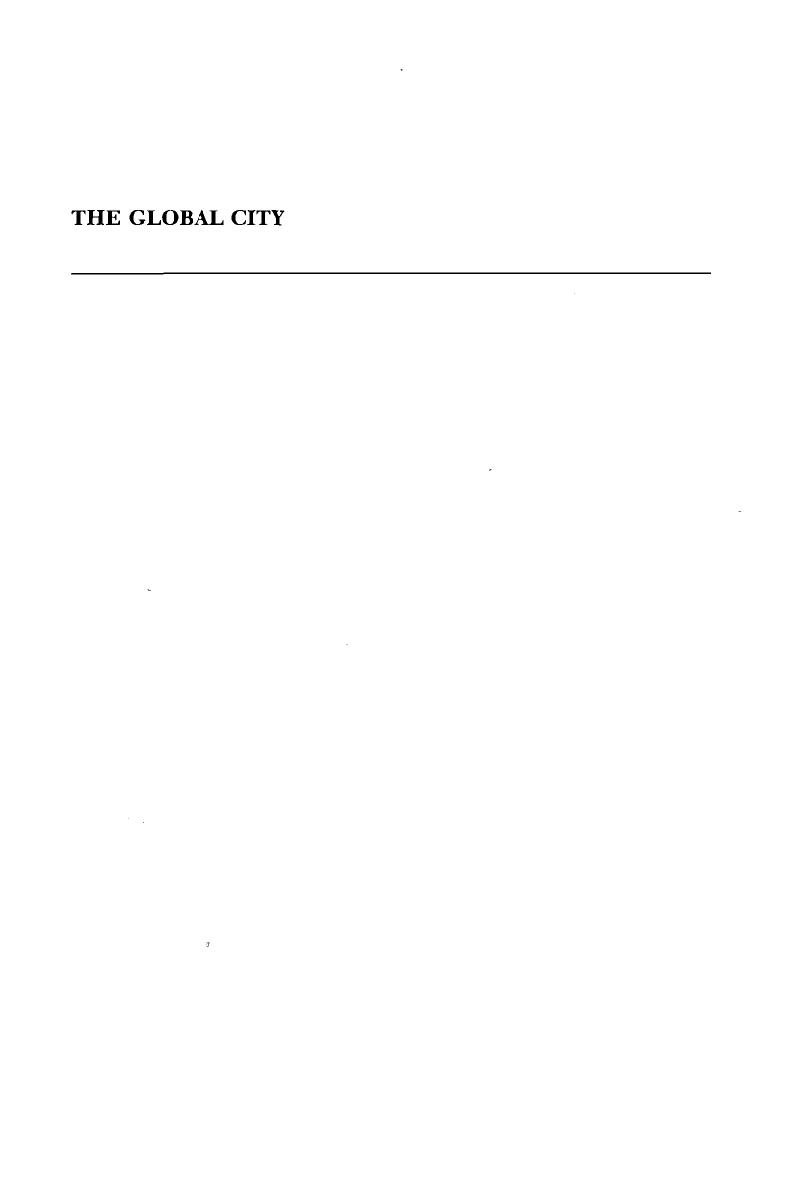 The Global City New York, London, Tokyo by Unknown