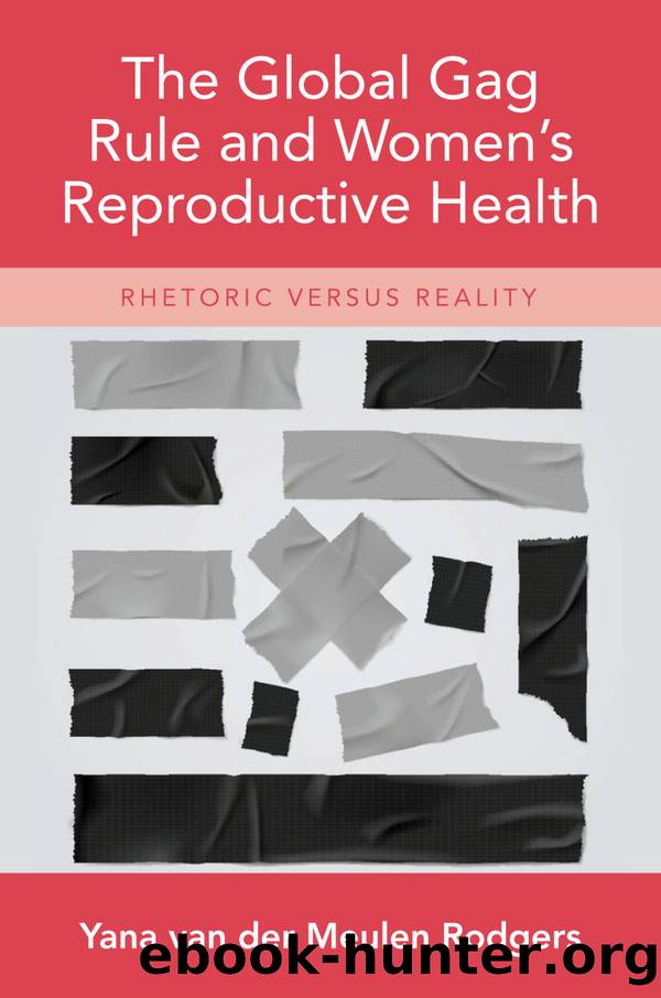 The Global Gag Rule and Women's Reproductive Health by Yana van der Meulen Rodgers