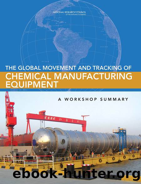 The Global Movement and Tracking of Chemical Manufacturing Equipment: A Workshop Summary by Kathryn Hughes