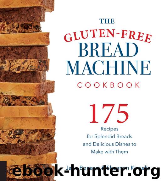 The Gluten-Free Bread Machine Cookbook: 175 Recipes for Splendid Breads and Delicious Dishes to Make with Them by Bonacci Jane & Kinsella Shannon