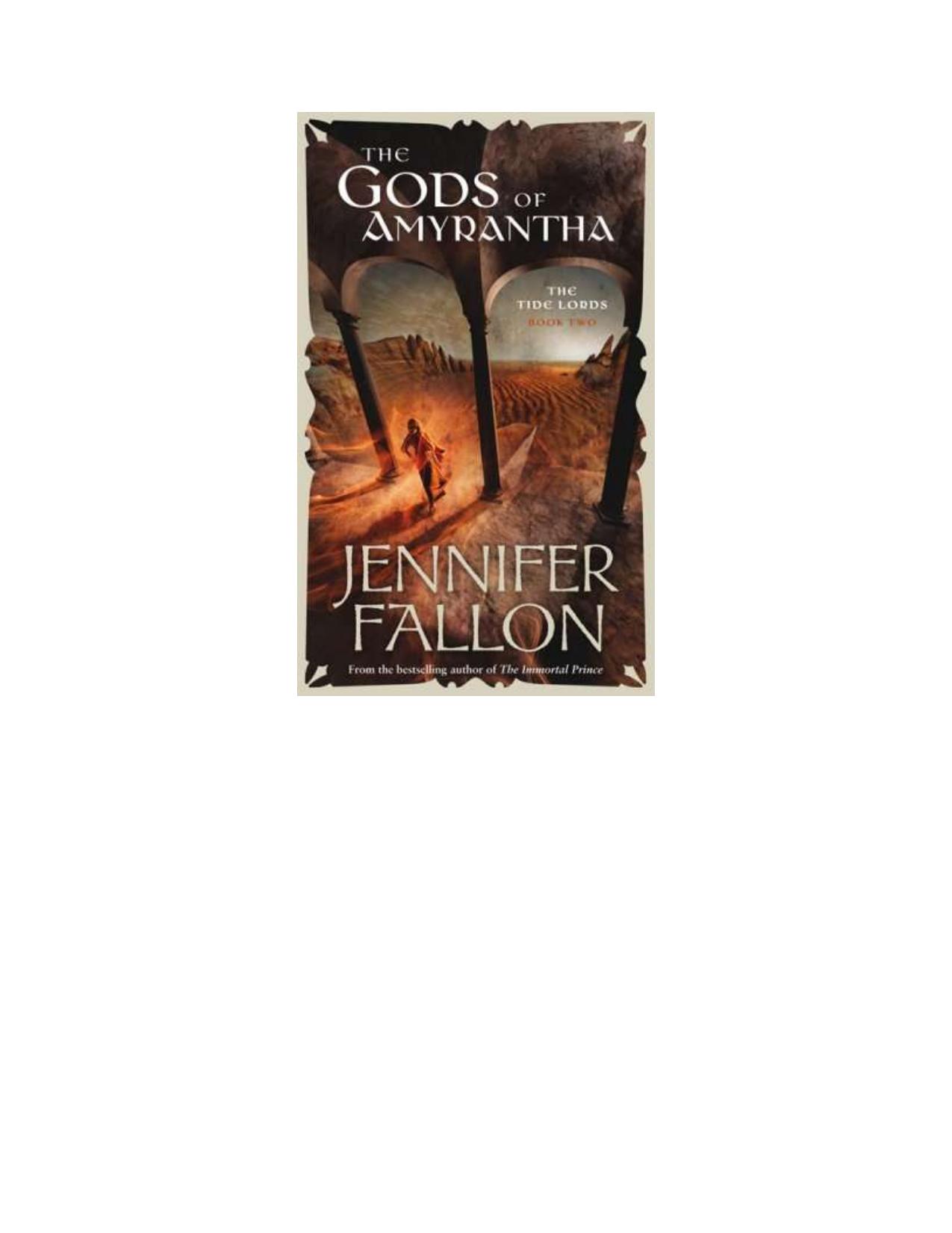 The Gods of Amyrantha by Jennifer Fallon