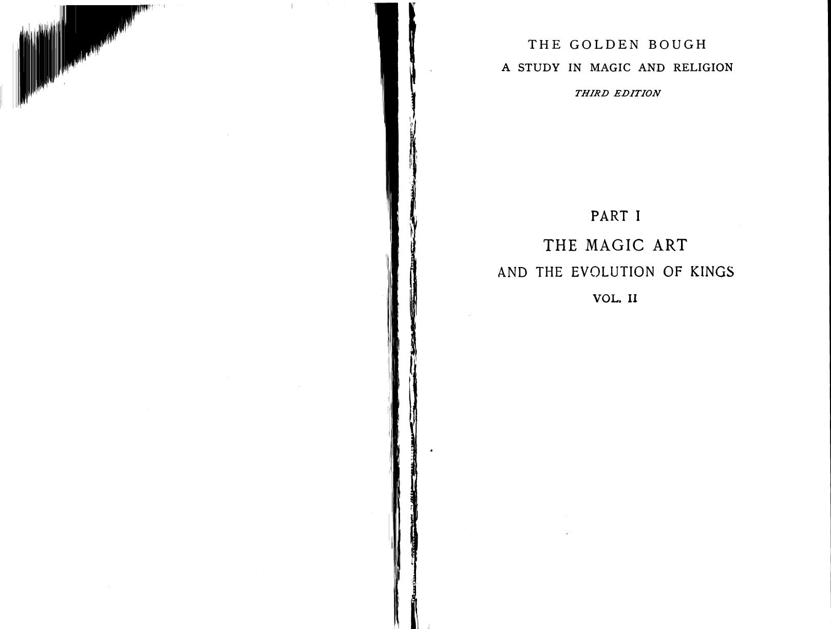 The Golden Bough - vol 02 by the magic art
