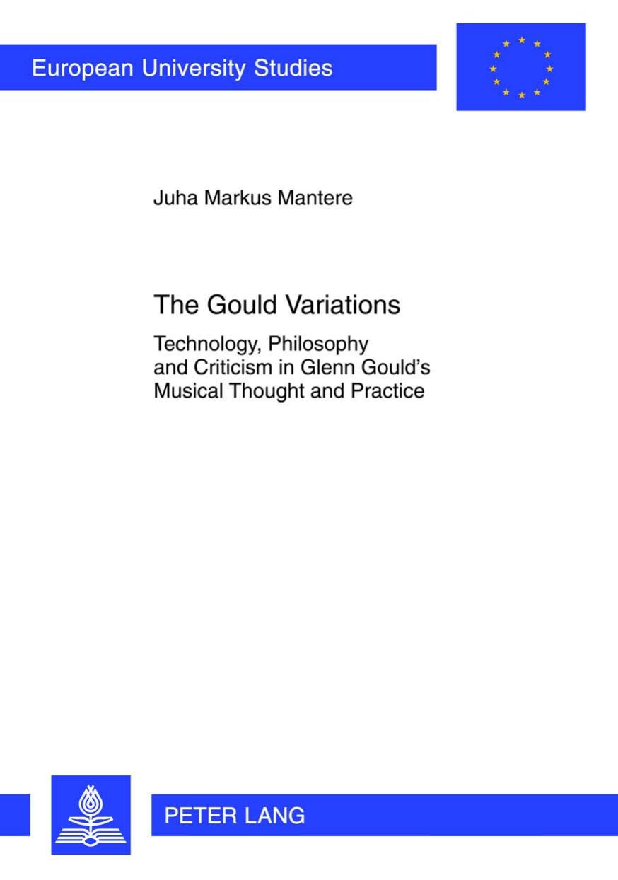 The Gould Variations by Mantere Juha Markus