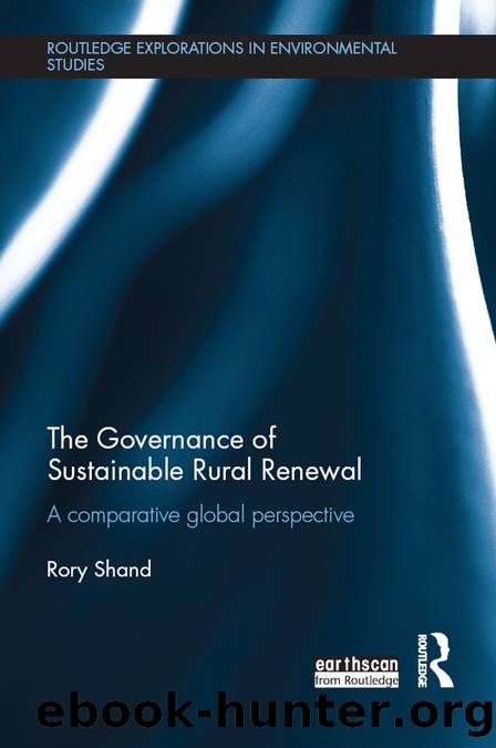 The Governance of Sustainable Rural Renewal: A Comparative Global Perspective by Rory Shand