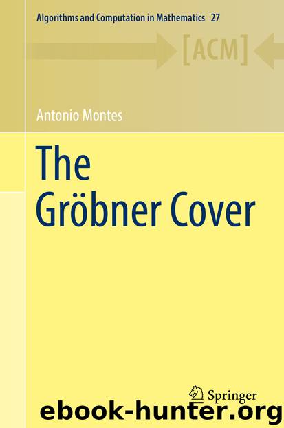 The Gröbner Cover by Antonio Montes