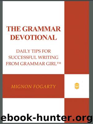 The Grammar Devotional by Mignon Fogarty