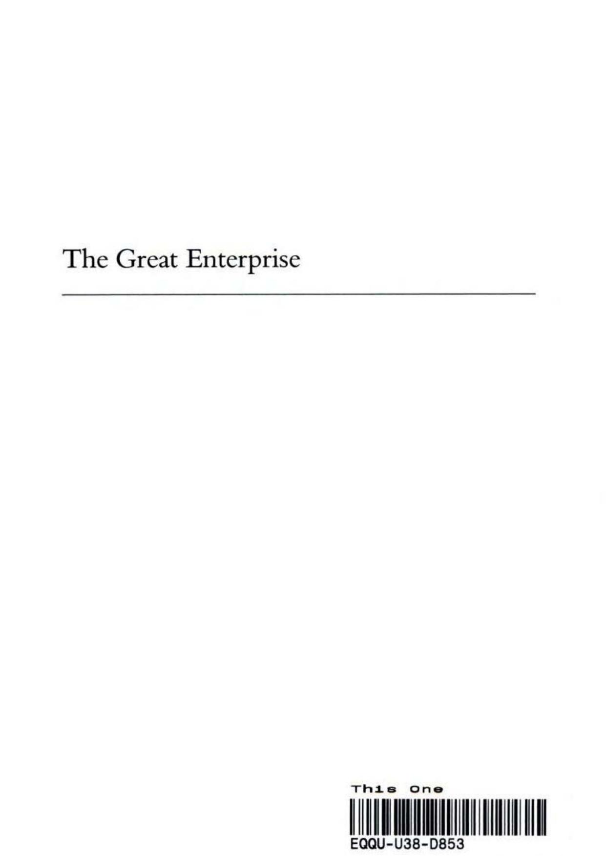 The Great Enterprise: The Manchu Reconstruction of Imperial Order in Seventeenth-Century China by Frederic Wakeman