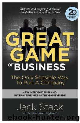 The Great Game of Business: The Only Sensible Way to Run a Company (Expanded and Updated) by Jack Stack & Bo Burlingham