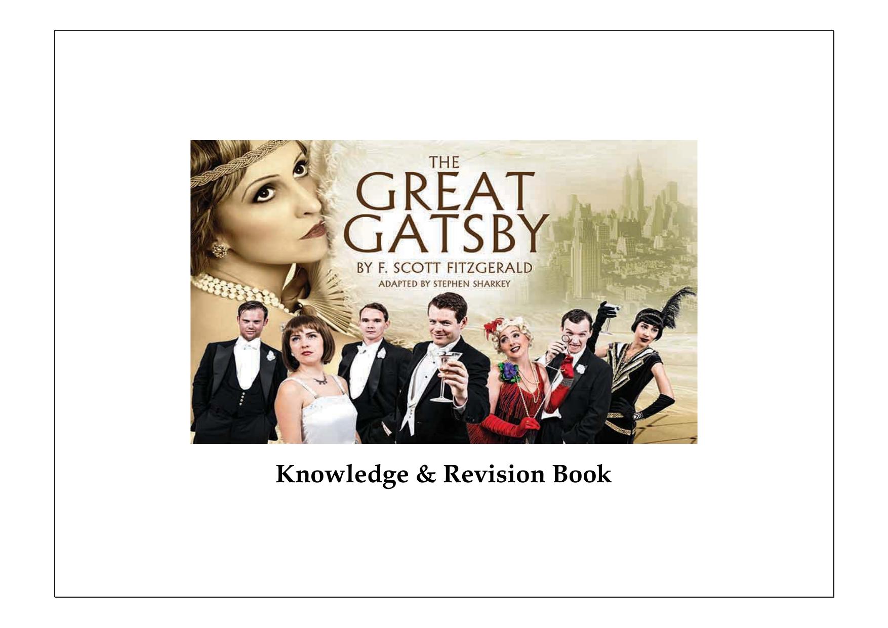 The Great Gatsby by F. Scott Fitzgerald by TES English