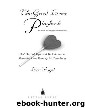 The Great Lover Playbook by Lou Paget
